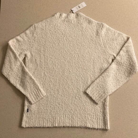 NWT - DKNY Cream Bouclé Sweater - Women Size L - Picture 8 of 16